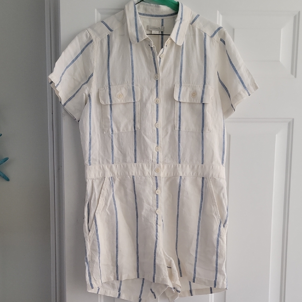 Outerknown NWT Linen Shorts Romper